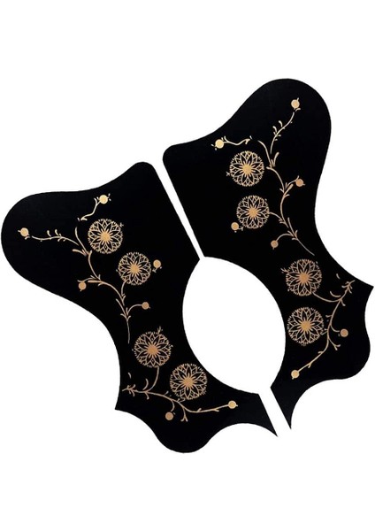 2 Pack 41 Inç Akustik Gitar Seçin Koruma Kıç Çizgi Anti -Çizgi Parçaları Sol/sağ El - Siyah (Yurt Dışından) modelleri