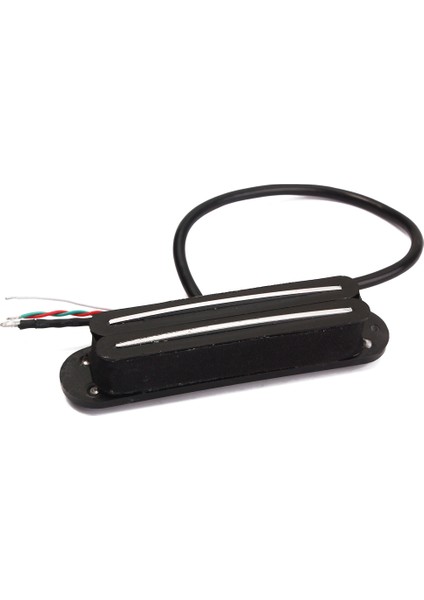 Elektro Gitar Küçük Çift Parçalı Kesilmiş Tek Pick-Up Siyah (Yurt Dışından)