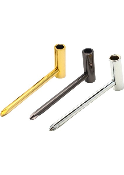 6.35MM Gitar Kafes Çubuk Anahtarı Dayanıklı Kafes Çubuk Boyun Ayarı Hex Tenner Metal Hex Anahtarı (Yurt Dışından)
