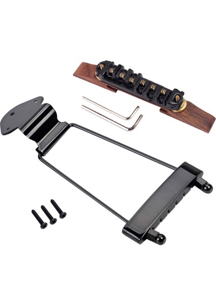 Zarif 6 String Archtop Caz Guitar Trapez Tailpiece Sele Köprüsü Seti (Yurt Dışından)