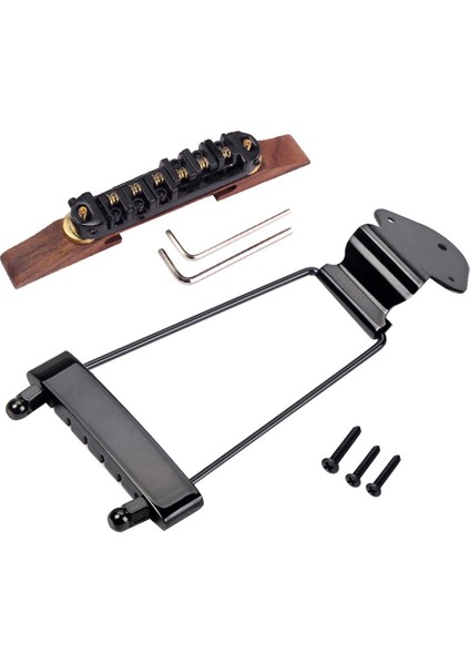 Zarif 6 String Archtop Caz Guitar Trapez Tailpiece Sele Köprüsü Seti (Yurt Dışından) fırsatları