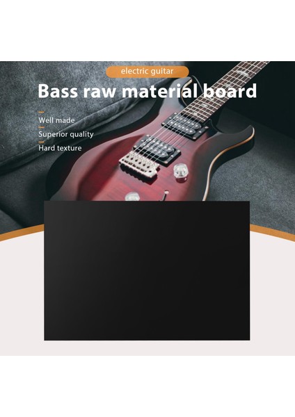 Gitar Bass Pickguard Netlik Scratch Plaka Boş Malzeme 1 Kat Siyah 43 x 29 cm (Yurt Dışından) fırsatları
