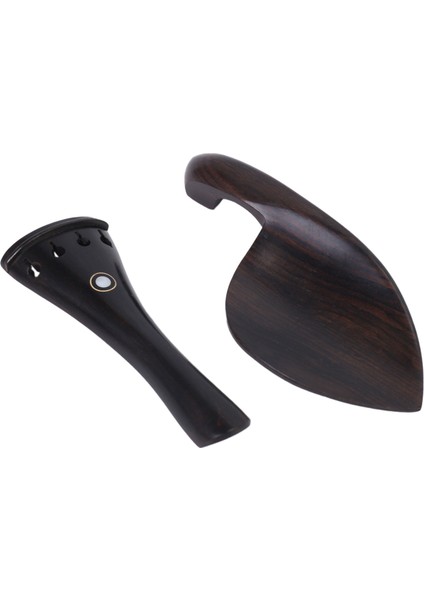 Bir Natrual Ebony Wood 4/4 Keman Aksesuarları 4 Adet Mandal, Chinrest Chin Rest, Bitiş Pimi, 4pcs Ince Altın Tuner, Kuyruk Bağırsağı (Yurt Dışından) fiyatları
