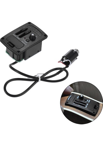 UK-300T Ukulele Piezo Pikap Preamp 2-Bant Eq Ekolayzer Ukelele Pikaplar Tuner Sistemi (Yurt Dışından) indirimleri