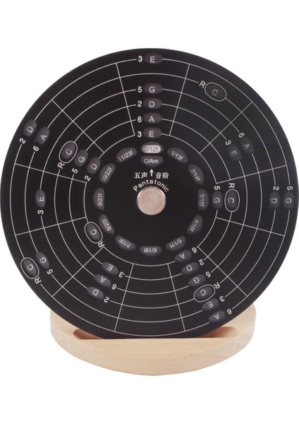 Gitar Akor Tekerlek Ölçeği Kadran Ahşap Melodi Aracı Müzik Aletleri ve Aksesuarları Müzisyenler Için Akor Tekerleği (Yurt Dışından)