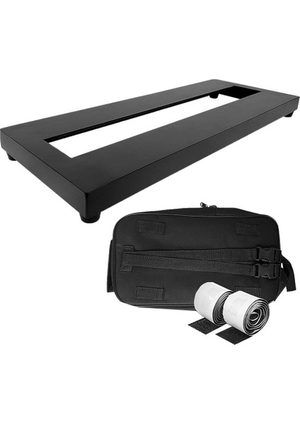 Gitar Pedal Kurulu Gitar Etkisi Pedal Tahtası Alüminyum Alaşım Pedal Tahtası Taşıma Etkisi Efekt Pedal Plakası, Küçük Boy (Yurt Dışından)