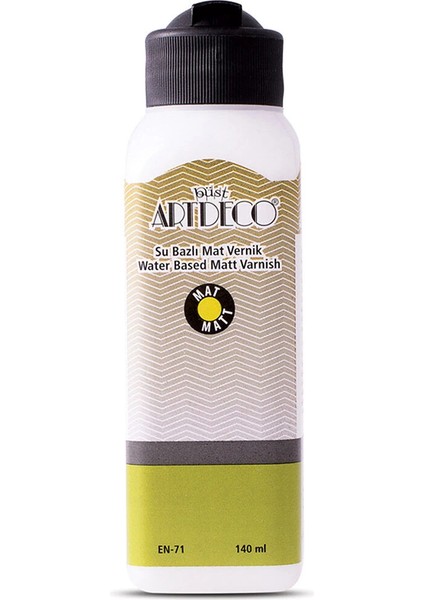Su Bazlı Mat Vernik 140 Ml.