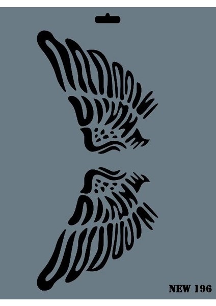 Stencil Boyama Şablonu 25X35 Cm. NEW-196