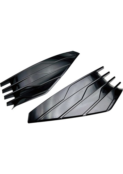 Nissan Rogue X-Trail T33 2022 2023 Siyah Ön Fog Işığı Tampon Kapağı Trim Foglight Dekorasyon Yuvarlak Çıkartma Stili (Yurt Dışından)