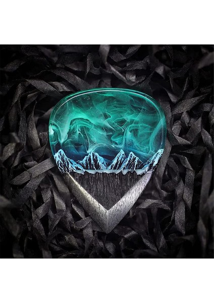 Gitar Touch Aydınlık Seçme Epoksi Reçine Gitar Seçme Kuzey Işıkları Kolye Bas Gitar Sick (Yurt Dışından) fırsatları