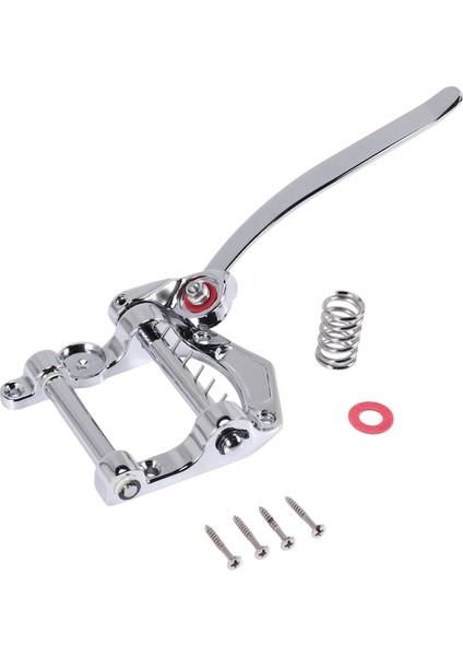 Gitar Vibrato Tailpiece Tremolo Düz Üst Gövde Tremolo Ünitesi Tele, Sg, Lp, Vb Için Elektro Gitarlar (Gümüş) (Yurt Dışından) fiyatları