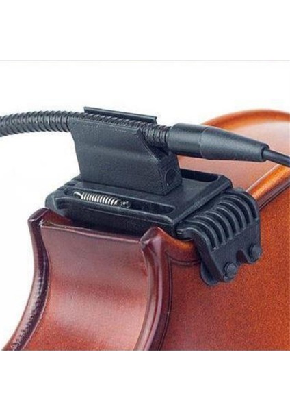 Akustik Keman Mikrofonu Klipsli Müzik Aleti Mikrofonları Gooseeck Mic Için Keman Keman Klibi (Yurt Dışından)