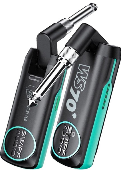 Swiff Audio WS70 Plus Gitar Kablosuz Verici Alıcı Taşınabilir Elektro Gitar Uhf Audio Alıcı Verici Kablosuz Gitar Sistemi (Yurt Dışından)