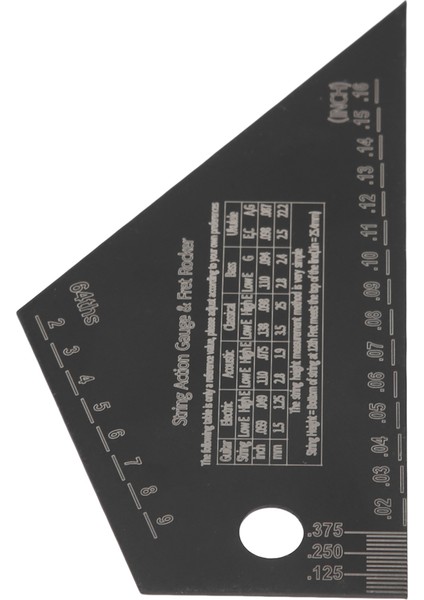 Fret Tesviye Aracı Gitar Bas Boyun Klavye Ölçüm Cetveli Paslanmaz Çelik Fret Rocker Gitar Luthier Aracı (Yurt Dışından) modelleri