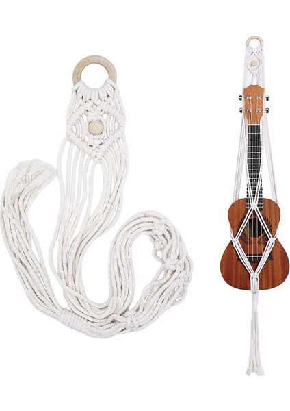 Ukulele Askı Macrame Duvar Montajı Askı Stand Tutucu 21 Inç Ukulele Duvar Dekor Ukulele Kılıfı Alternatif Kit, A (Yurt Dışından) indirimleri