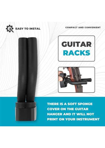 Gitar Hook Gitar Stand Duvar Montajı Akustik Gitar, Klasik Gitar, Elektro Gitar, Bas Gitar, Ukulele Için (Yurt Dışından) fırsatları