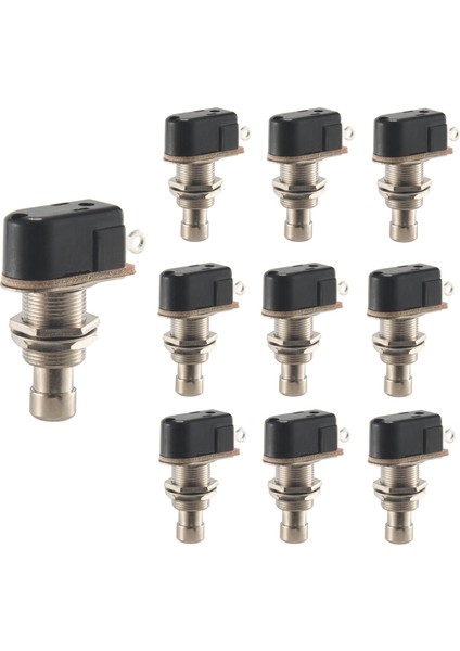 Gitar Efektleri Pedal Kutusu Anlık Spst Düğmesi Stomp Ayak Anahtarı Itme Düğmesi Paketi 10 (Yurt Dışından)