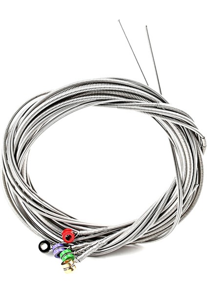 5 Pcs Paslanmaz Çelik Dizeler Seti 5 String Elektrik Bas Gitar Yedek Parçaları Için Uçlar (Yurt Dışından)
