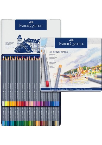 Goldfaber Aquarell Boya Kalemi Seti 48 Renk
