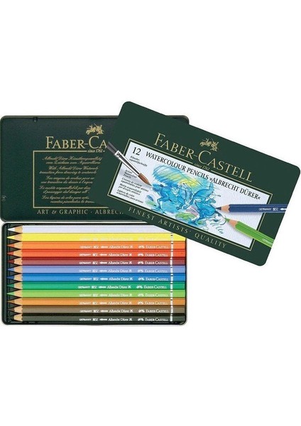 Albrecht Dürer Aquarell Boya Kalemi Seti 12 Renk