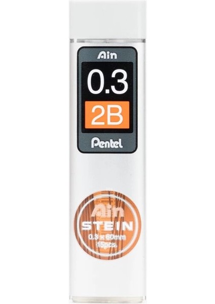 Ain Stein Min (Mekanik Kurşun Kalem Ucu) 0.3 mm 2b 15'li Tüp