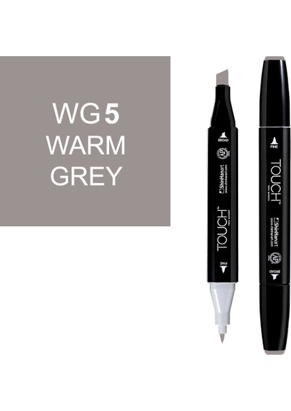 Touch Twin Marker Çizim Kalemi Wg5 Warm Grey