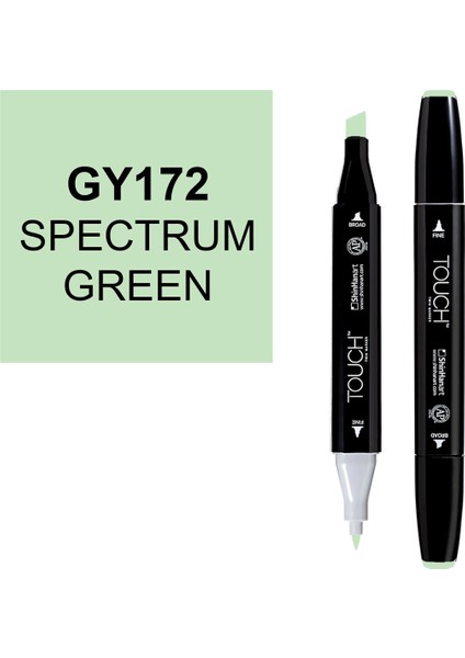 Touch Twin Marker Çizim Kalemi GY172 Spectrum Green