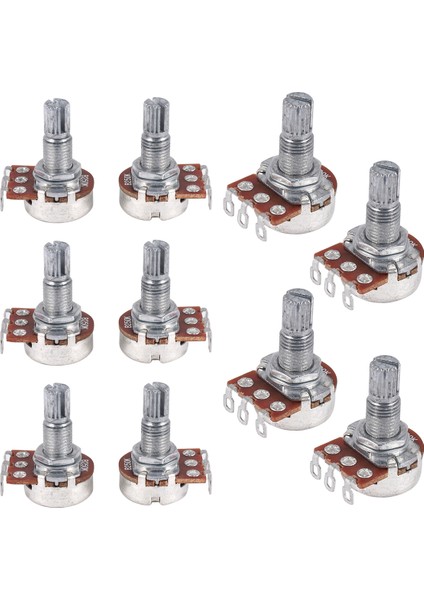 Gitar Küçük Boyutlu Tencereler B250K Gitar Bas Parçaları Için Potansiyometreler (10 Paket) (Yurt Dışından) fiyatları