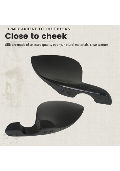 El Oyma Ebony Keman Aksesuarları 4 Parçalı Rölyef Çiçek Kuyruk Yayını, Pegs, Chinrest ve Endpin (Yurt Dışından) modelleri