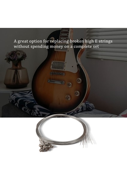 20 Paketli Tek Elektro Gitar Dizeleri Toplu .011 Yüksek E (Orta) 11 Gösterge (Yurt Dışından) modelleri