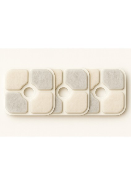 Pixi Smart Fountain ve Pixi Fountain ile Uyumlu Catit 43722 Pixi Yedek Filtre 3'lü modelleri