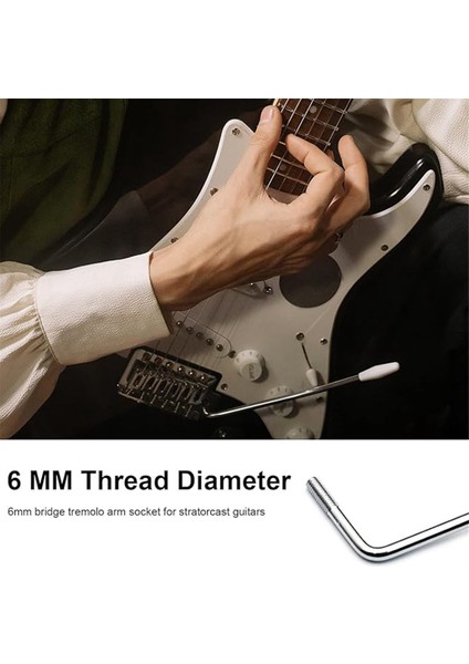 C 6 mm Iplik Tremolo Kolu Elektro Gitar Tremolo Kolu Iplik Metal Tek Tremolo Kolu Whammy Çubuk (Yurt Dışından) modelleri