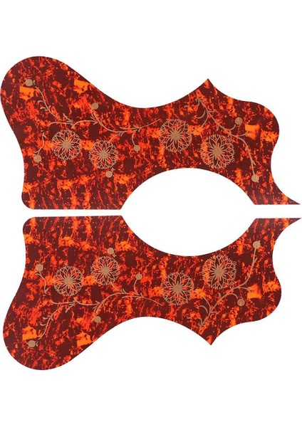 2 Pack 41 Inç Akustik Gitar Seçin Koruma Anti -Çizelge Parçaları Sol/sağ El - Kahverengi (Yurt Dışından)