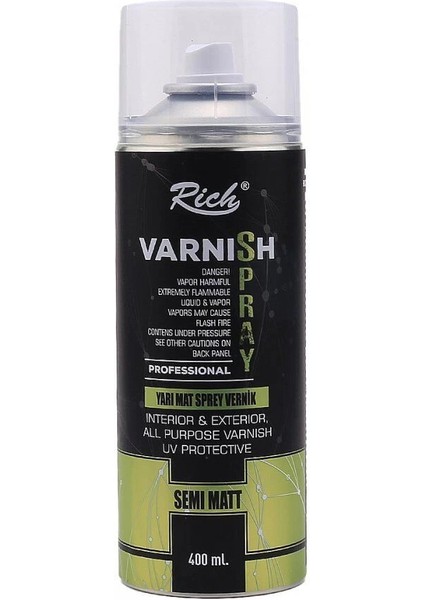 Sprey Vernik 400 Ml. Yarı Mat
