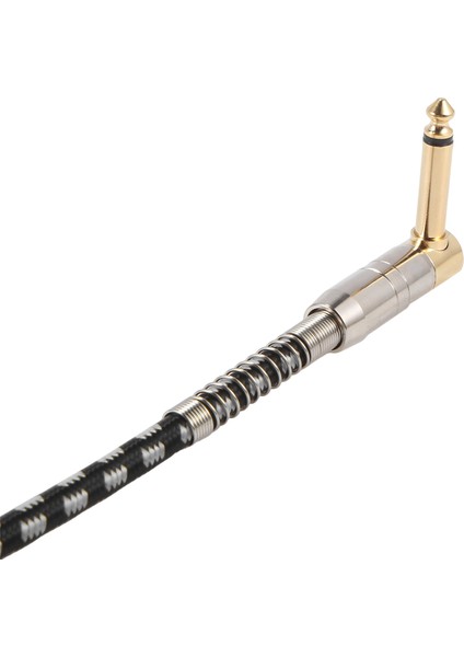 Gitar Kablosu 10FT Enstrüman Kabloları Elektro Gitar Amp Kordonu 1/4 Inç Altın Kaplama Kriko 6.35MM Kablo Örgülü Net (Yurt Dışından) fiyatları