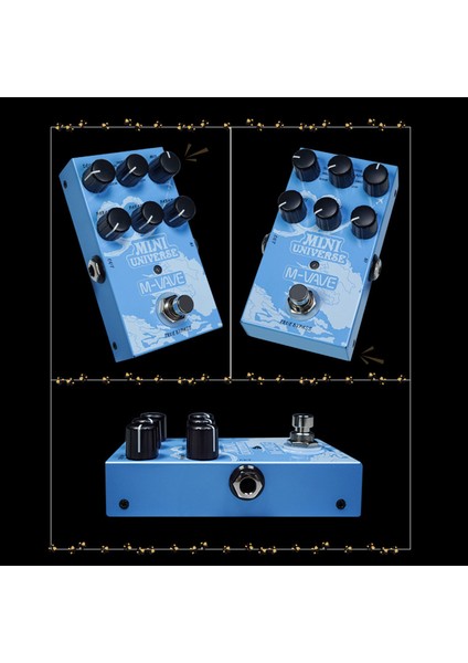 M-Vave Mini Evren Gitar Efekti Elektro Gitar Dijital Yankı Efektleri Pedal Gerçek Baypas Tasarım Metal Kılıfı 9 Yankı Tonları (Yurt Dışından) indirimleri