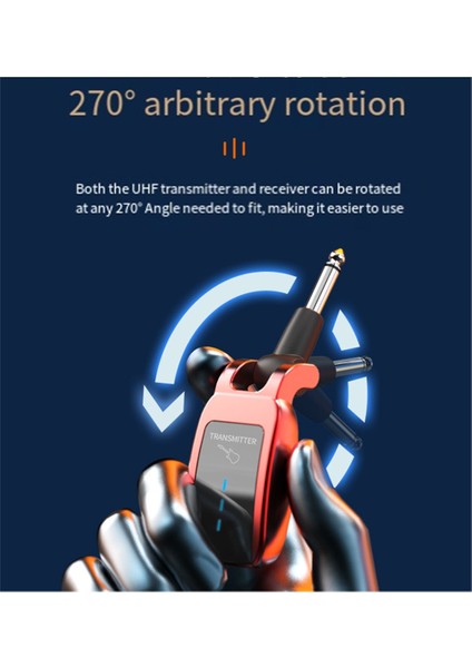 Kablosuz Gitar Sistemi Şarj Edilebilir LED Ekran Uhf Elektro Gitar Kırmızısı Için Kablosuz Gitar Verici Alıcı (Yurt Dışından) modelleri
