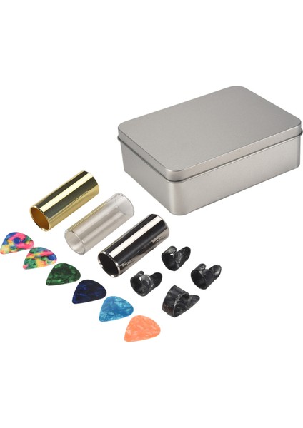 Gitar Slayt Seti 1 Cam Slayt, 1 Çelik Slayt ve 1 Pirinç Gitar Slayt, 6 Adet Gitar Seçimi ve 4 Parmak Seçimi (Yurt Dışından) indirimleri