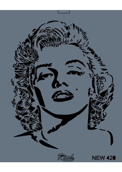 Stencil Boyama Şablonu 25X35 Cm. NEW-420