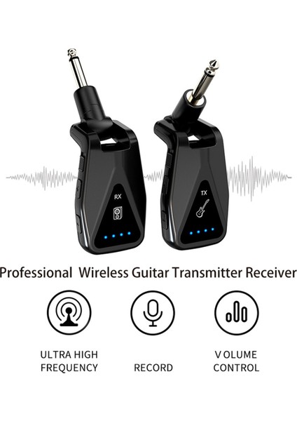 Uhf Gitar Mikrofon Sistemi Kablosuz Gitar Verici Alıcı Elektro Gitar Fişi ve Stüdyo Için Oynat (Yurt Dışından) modelleri