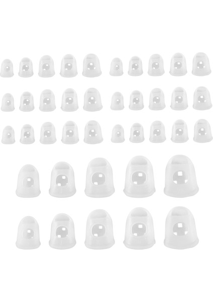 Gitar Ukulele Telli Enstrümanlar Için 40 Adet Parmak Ucu Koruyucular, 5 Boyutta Ukulele Parmak Kapakları (Yurt Dışından) fiyatları