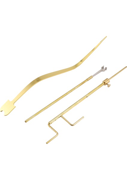 Çello Luthier Tools Kit Çello Ses Post Seti Ses Post Post Kurulum Aracı Çello Yapımı Onarım Araçları Kavisli (Yurt Dışından)