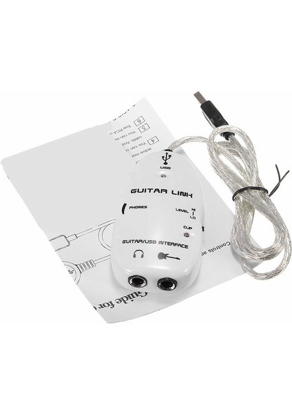 6.3mm Jack - USB Gitar Bağlantı Kablosu Adaptör Gitardan Pc Gitar Kayıt Oynatma Gitar Efektleri Kablosu USB Gitar Adaptörü (Yurt Dışından) indirimleri