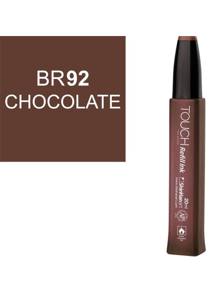 Touch Twin Marker Refill Alcohol Ink Alkol Bazlı Mürekkep 20 Ml. BR92 Chocolate