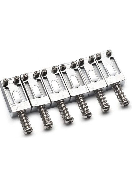 10.5mm Gitar Tremolo Köprüsü Çamurluk Stratocaster Strat Telecaster Için Saddles Tele Elektro Gitar Aksesuarları, Gümüş (Yurt Dışından) fiyatları