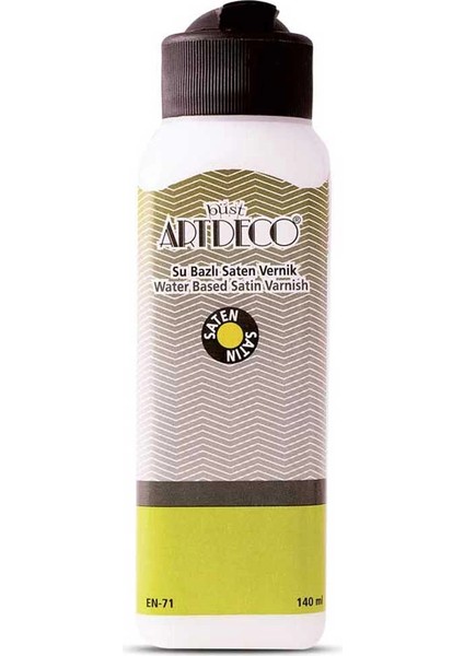 Su Bazlı Yarı Mat (Saten) Vernik 140 Ml.