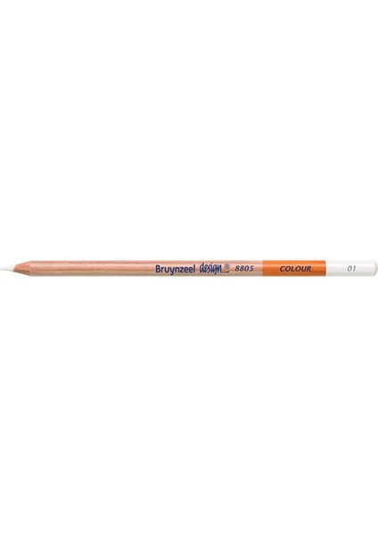 Bruynzeel Design Colour Pencils Kuru Boya Kalemi 01 White