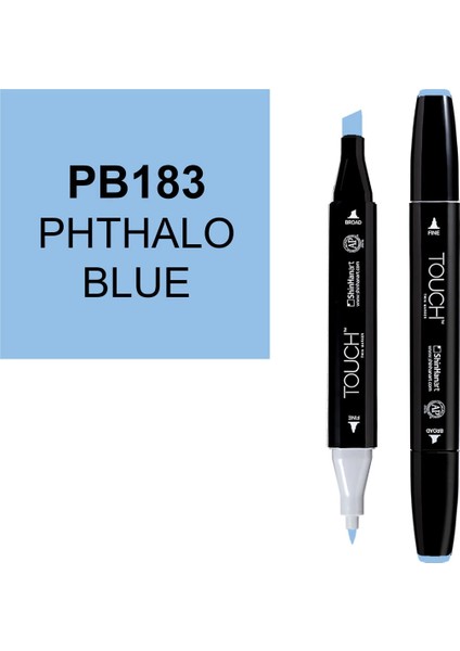 Touch Twin Marker Çizim Kalemi PB183 Phthalo Blue