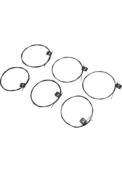 Orphee 6pcs/set NX35 -C Tam Set Siyah Naylon Klasik Gitar Telleri Sert Gerilim 0.028 - 0.045 Inç (Yurt Dışından) modelleri