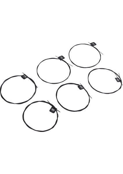 Orphee 6pcs/set NX35 -C Tam Set Siyah Naylon Klasik Gitar Telleri Sert Gerilim 0.028 - 0.045 Inç (Yurt Dışından) fırsatları